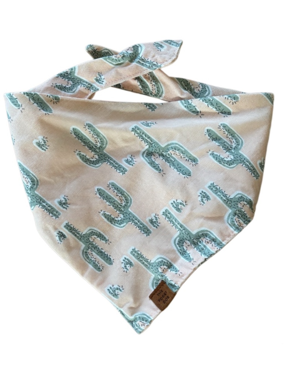 The Foggy Dog cactus bandana